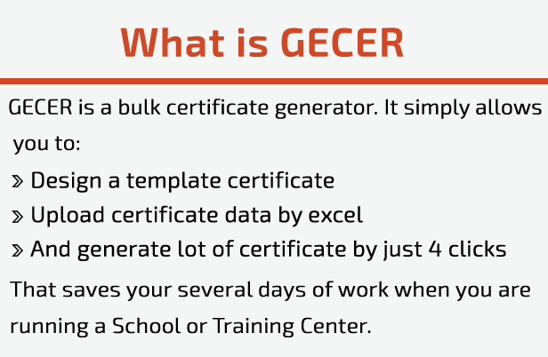 what is gecer