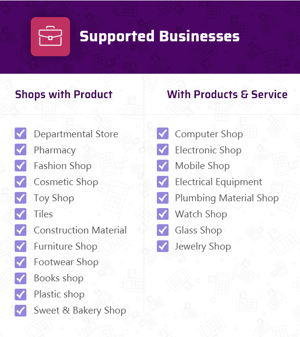 supported businesses