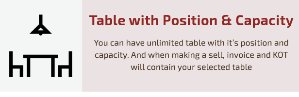table with position capacity 